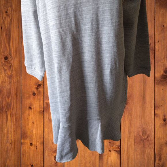 Lilla P Women's Large Gray Stretch 3/4 Sleeve Sweater Dress Casual Neutral NEW - Picture 5 of 7